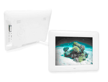 Fuji Labs 8in High-Res Digital Photo/Movie Frame With Free 2G Me