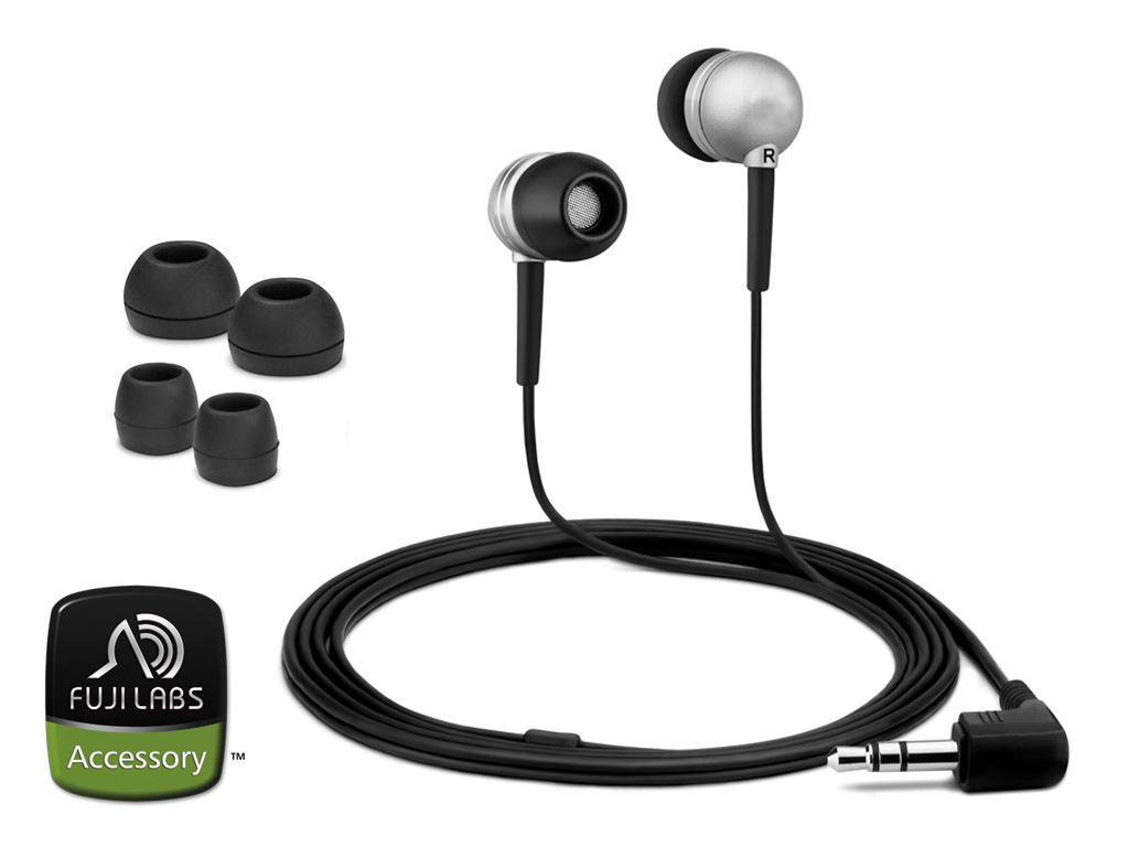 Fuji Labs Silver Acoustic Isolation Silicone Earbud