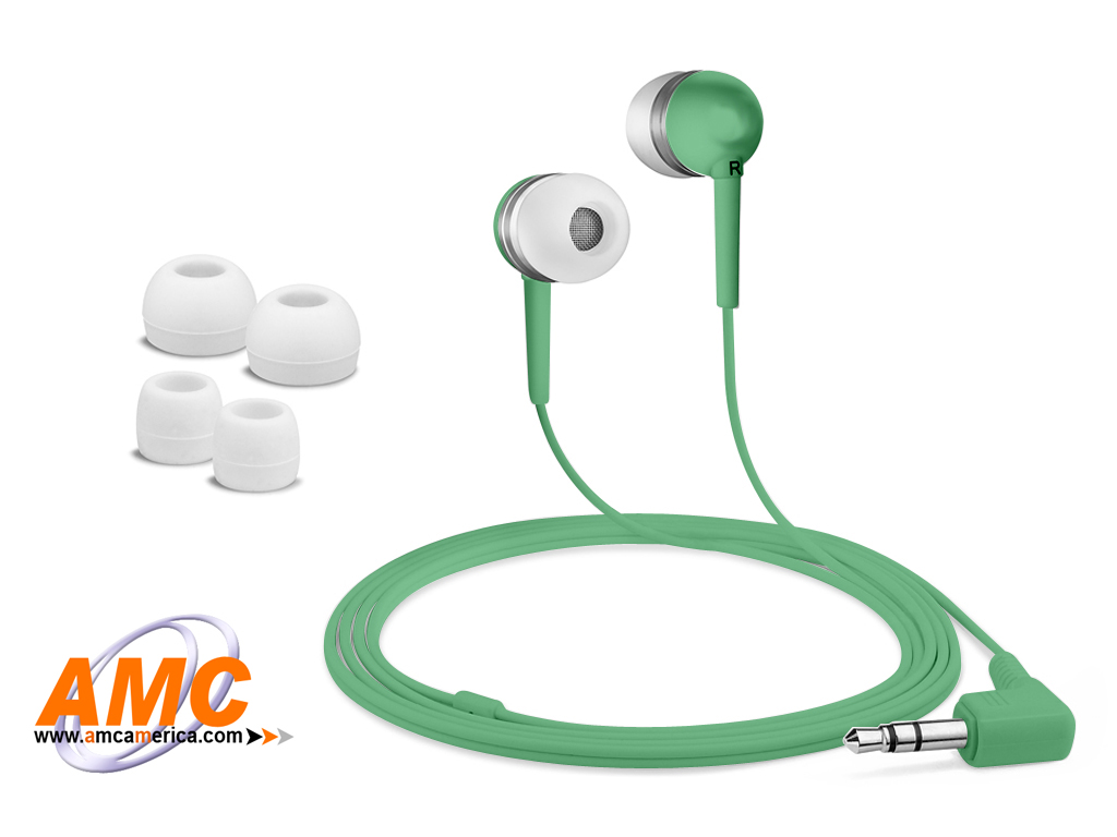 AMC Green Acoustic Isolation Silicone Earbud-OEM