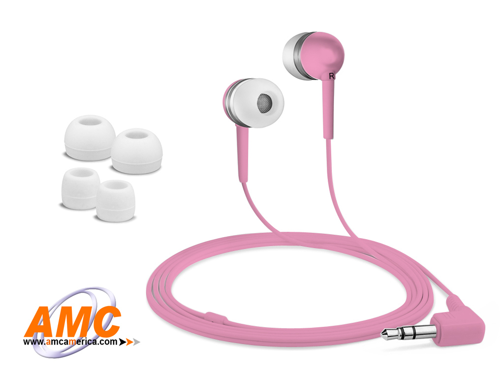 AMC Pink Acoustic Isolation Silicone Earbud-OEM