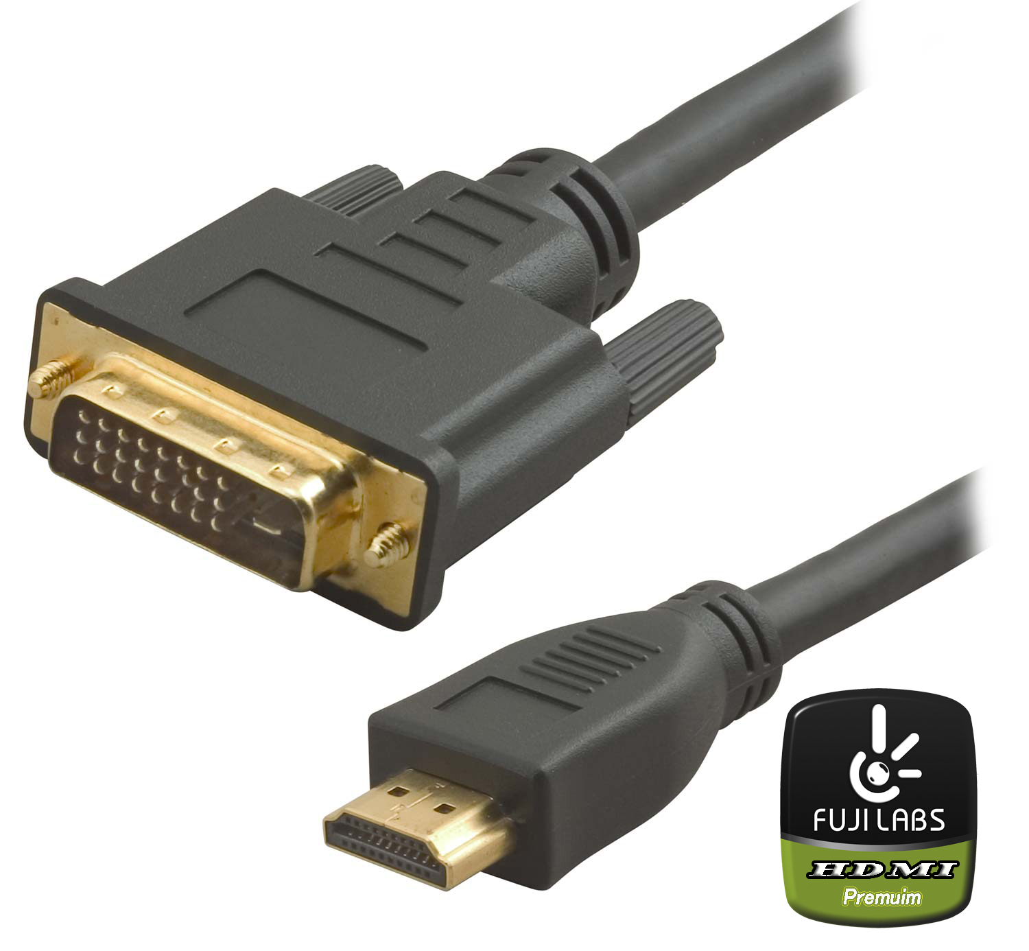 Fuji Labs 35 ft Gold plated Premium High Speed 1080p HDMI to DVI
